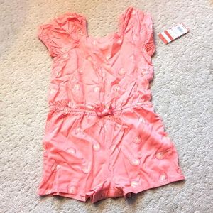 NWT Cat & Jack Girls Rainbow Romper